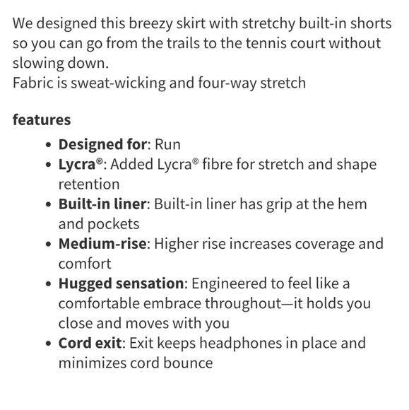 Lululemon Lost in Pace Skirt Green 4 Tall - Picture 5 of 9